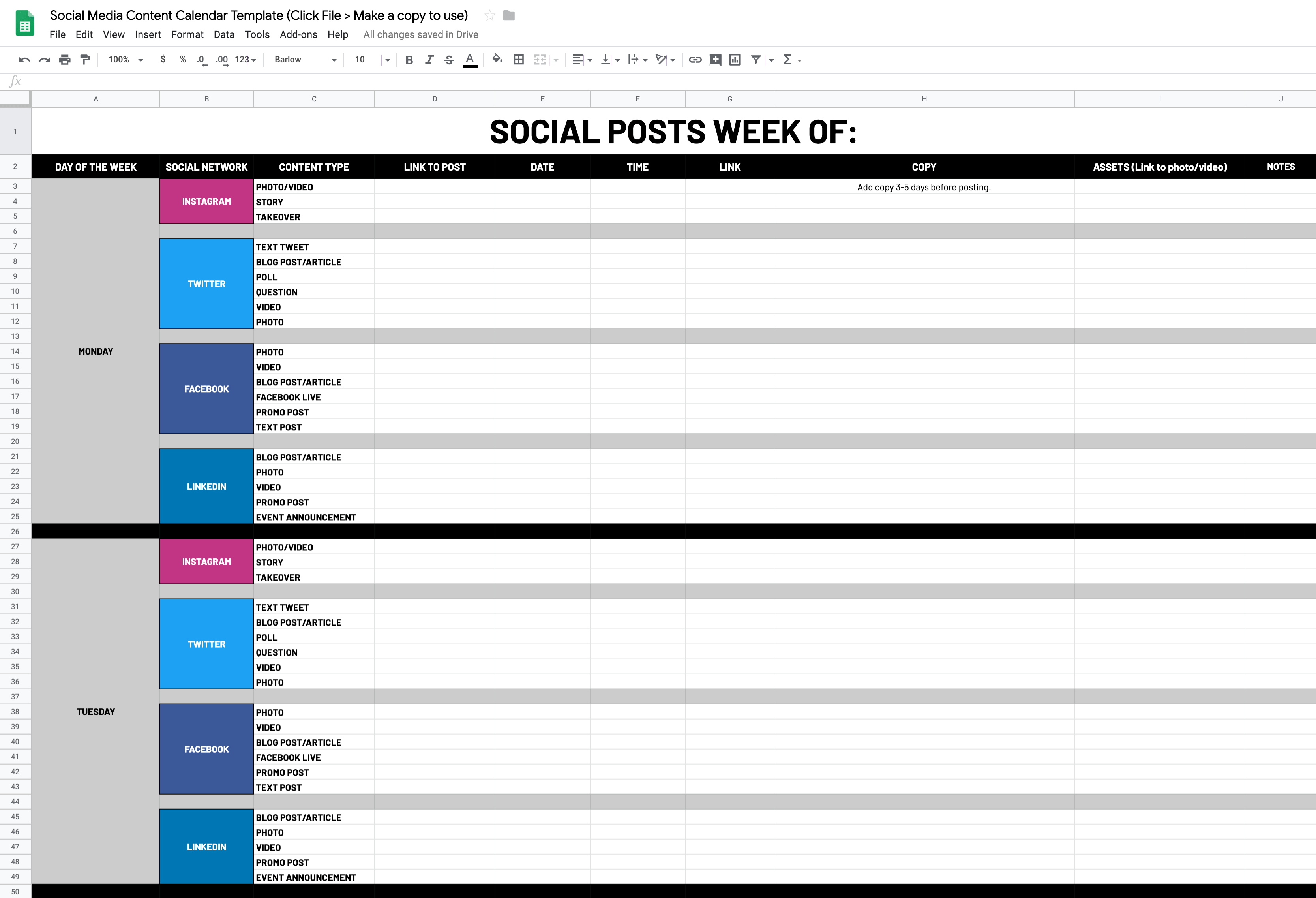 Why Your Brand Should Use a Social Media Calendar (+Templates)